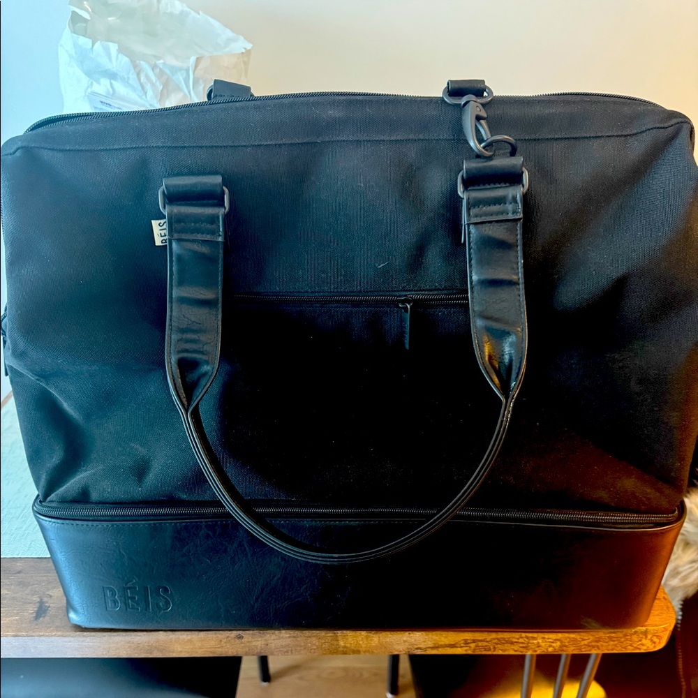 Beis weekender in black. Like new used twice.